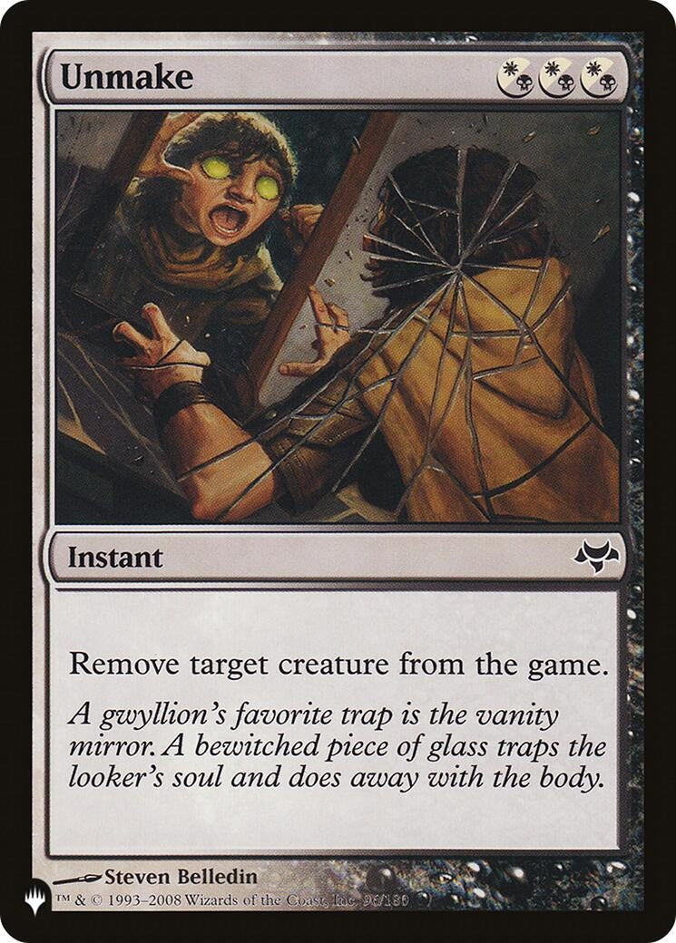 Unmake (96/180) (The List Reprints)