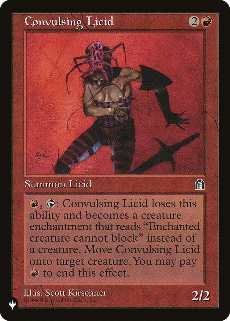 Convulsing Licid (The List Reprints)