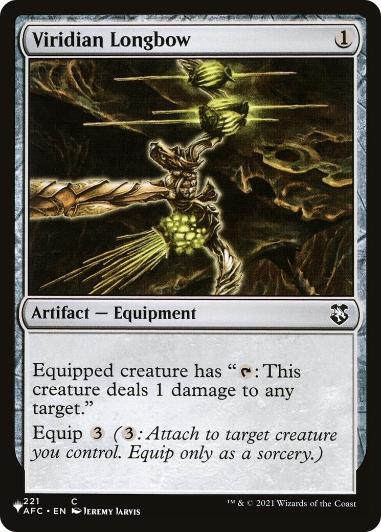 Viridian Longbow (221/062) (The List Reprints)