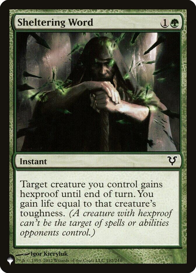 Sheltering Word (192/244) (The List Reprints)