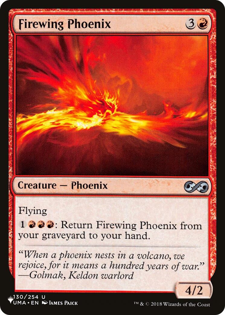 Firewing Phoenix (130/254) (The List Reprints)