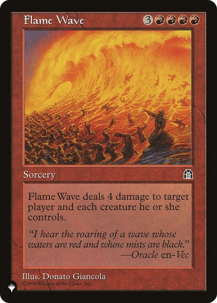 Flame Wave (The List Reprints)