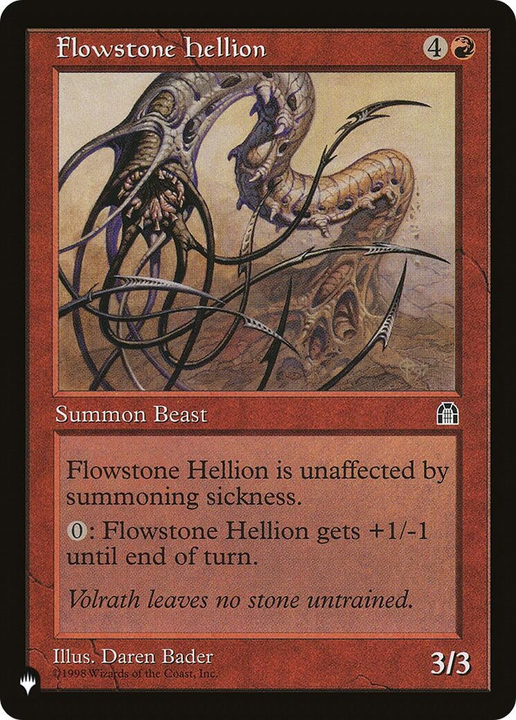 Flowstone Hellion (The List Reprints)