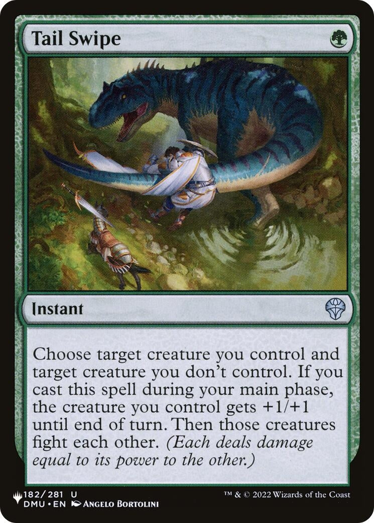 Tail Swipe (182/281) (The List Reprints)