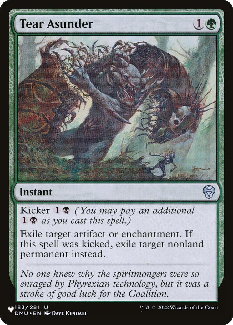 Image for Tear Asunder (183/281) (The List Reprints) - Magic: The Gathering