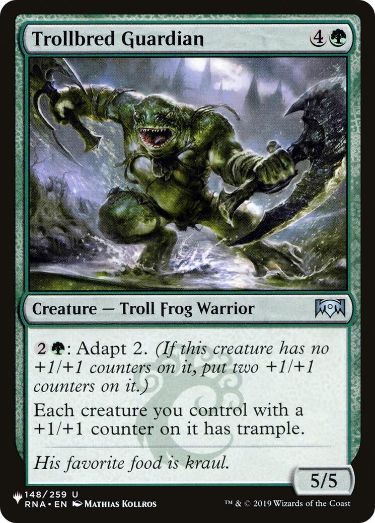 Image for Trollbred Guardian (148/259) - Magic: The Gathering
