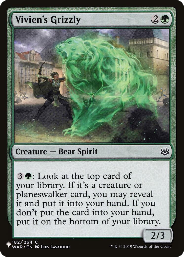 Image for Vivien's Grizzly (182/264) - Magic: The Gathering