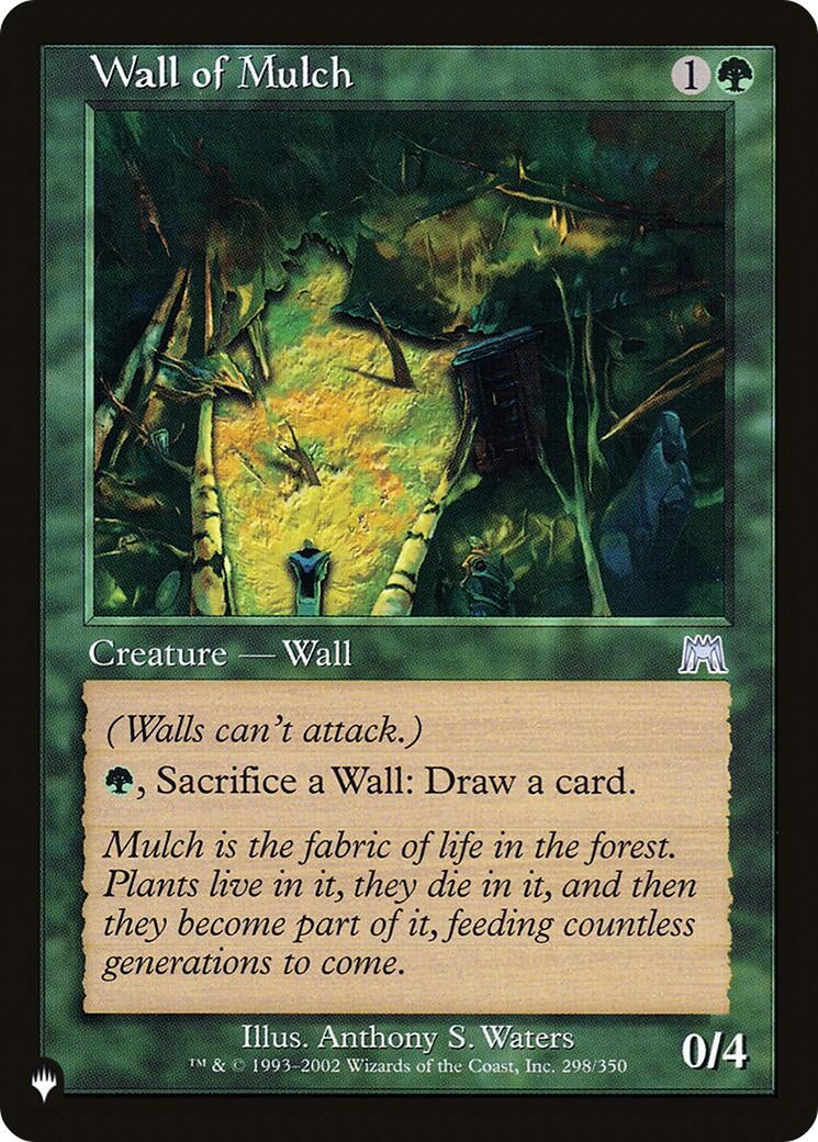 Wall of Mulch (298/350) (The List Reprints)
