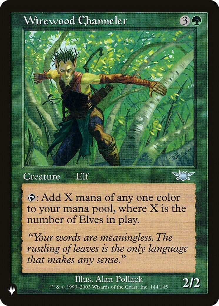 Image for Wirewood Channeler (144/145) - Magic: The Gathering