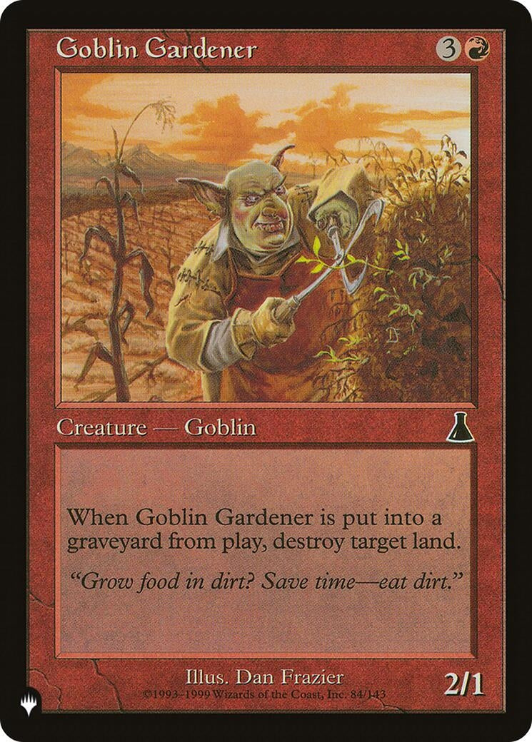 Goblin Gardener (84/143) (The List Reprints)