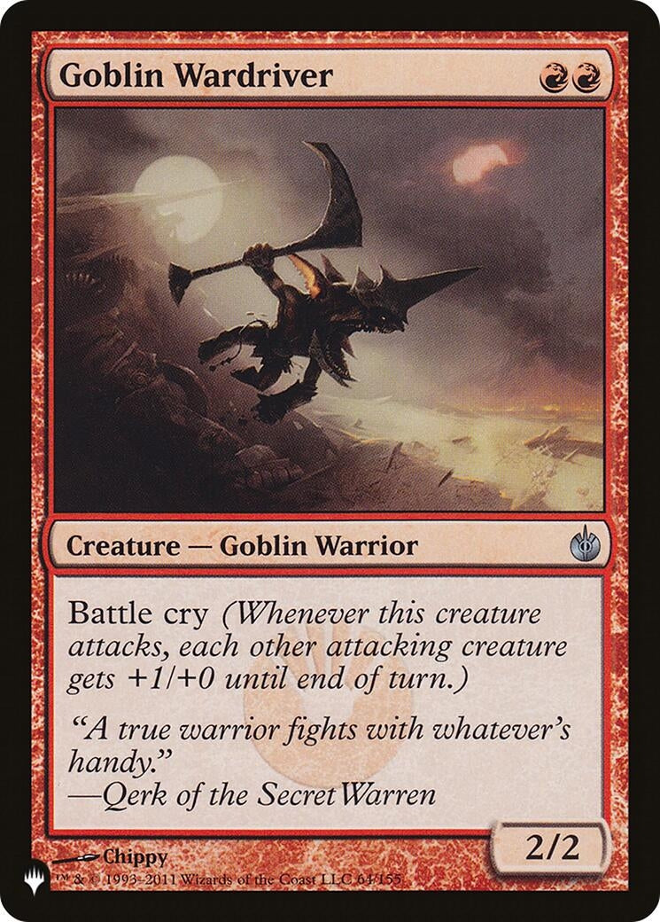 Goblin Wardriver (64/155) (The List Reprints)