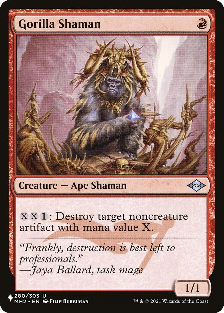 Gorilla Shaman (280/303) (The List Reprints)
