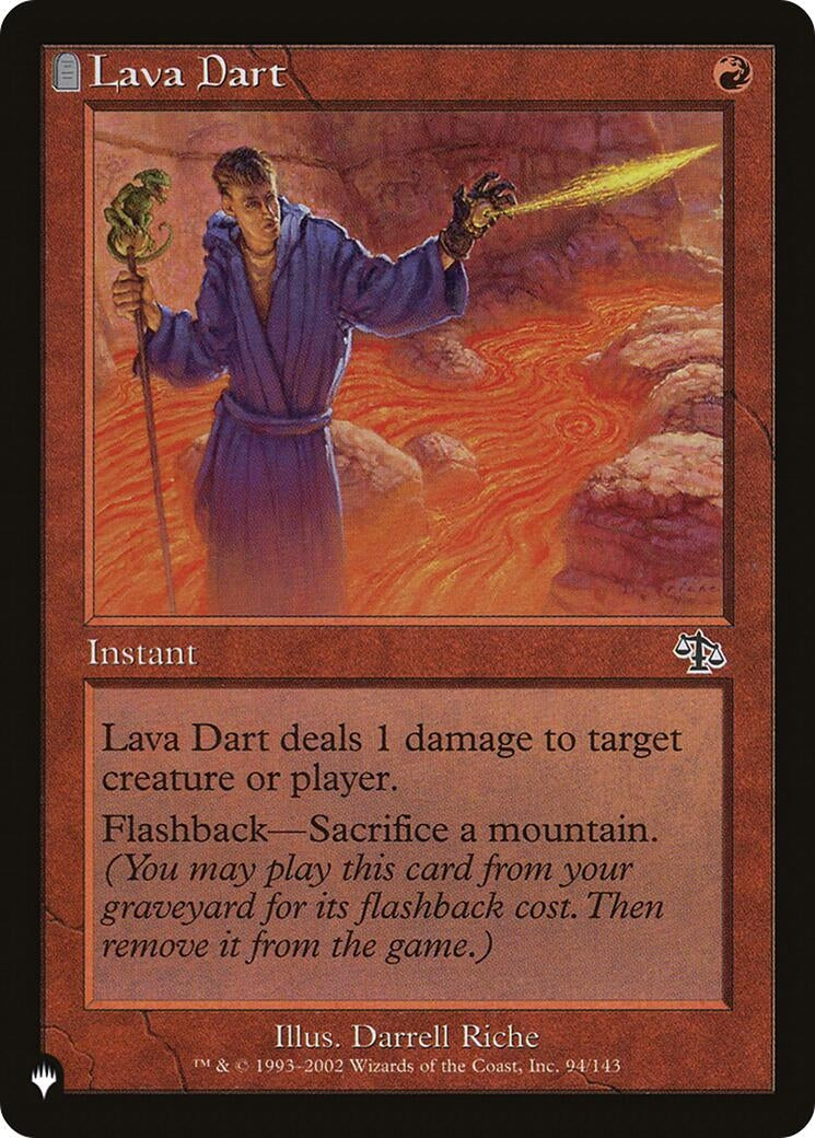 Lava Dart (94/143) (The List Reprints)