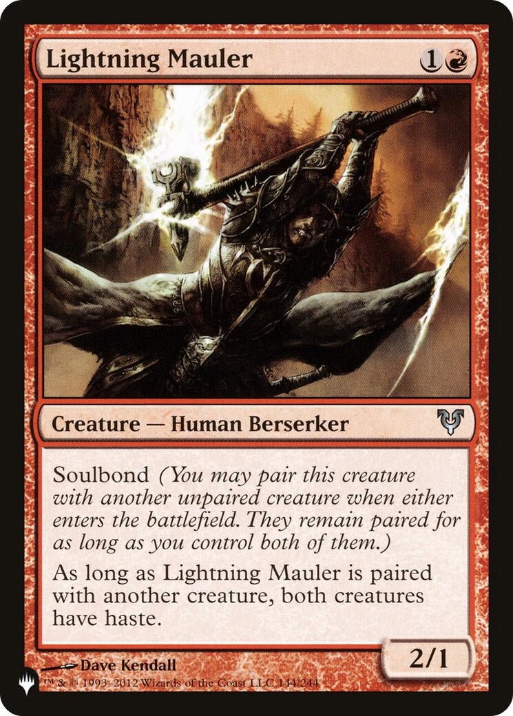 Lightning Mauler (144/244) (The List Reprints)