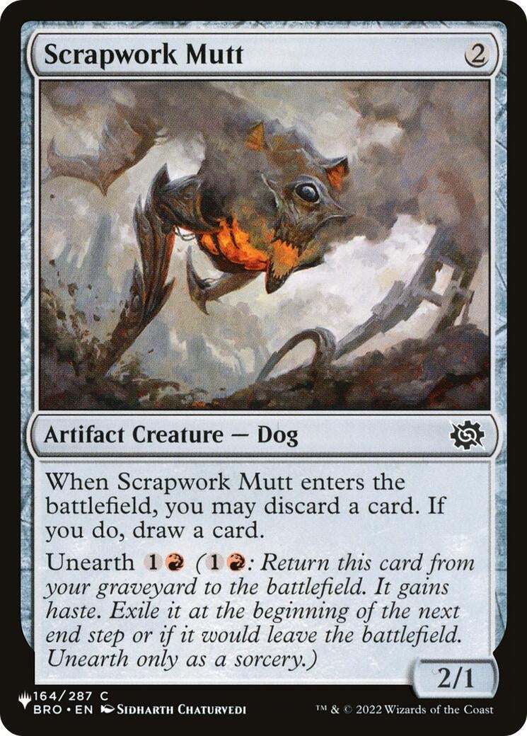 Scrapwork Mutt (164/012) (The List Reprints)