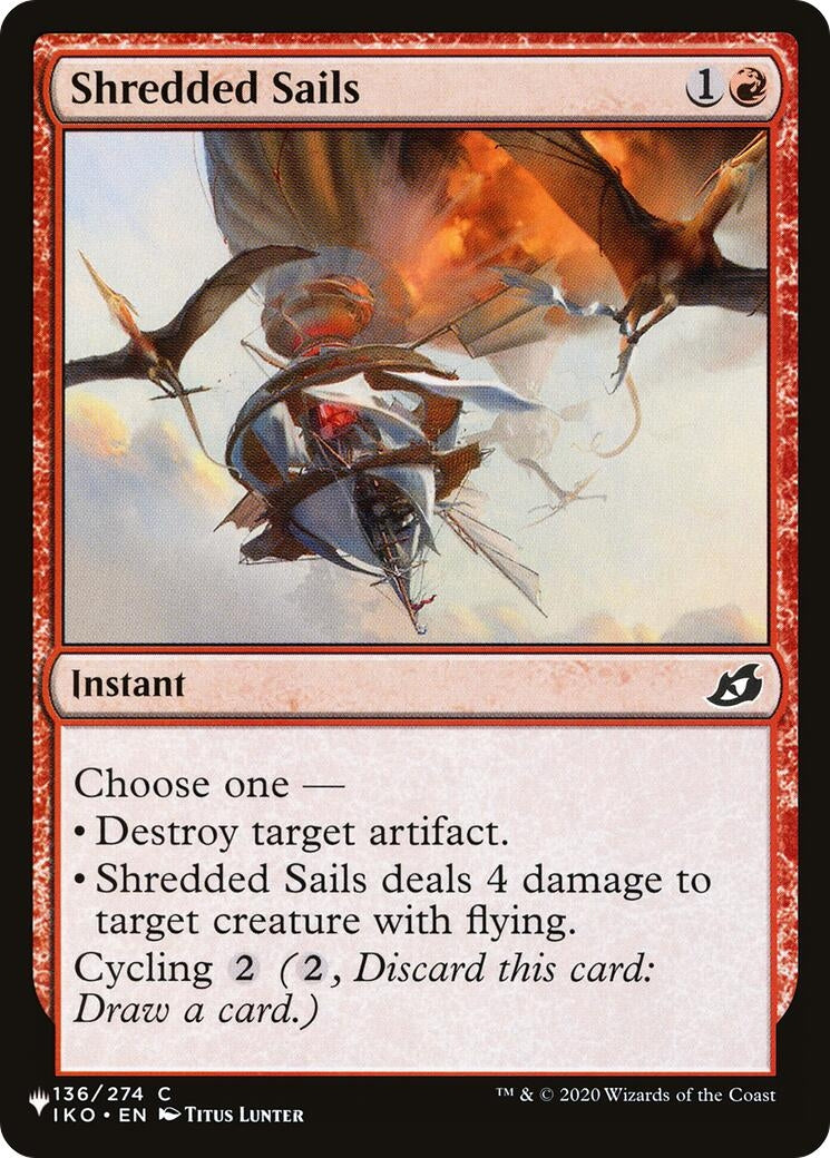 Shredded Sails (136/274) (The List Reprints)
