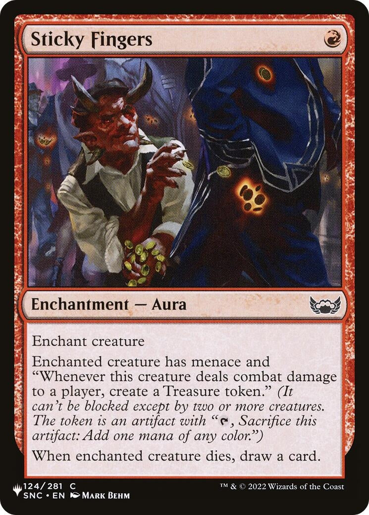 Sticky Fingers (124/281) (The List Reprints)