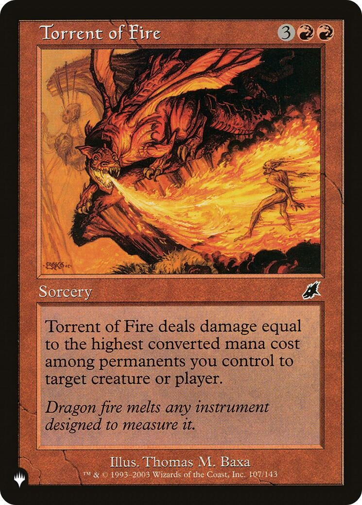 Image for Torrent of Fire (107/143) - Magic: The Gathering
