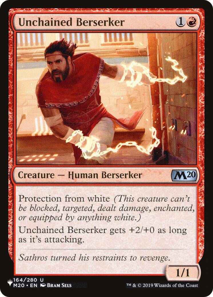 Unchained Berserker (164/280) (The List Reprints)