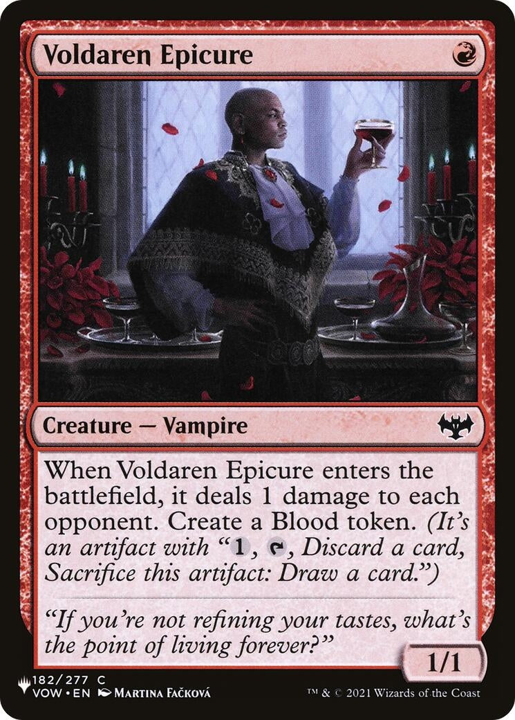 Voldaren Epicure (182/277) (The List Reprints)