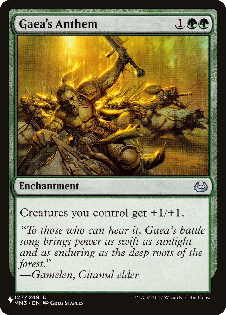 Gaea's Anthem (MM3) (127/249) (The List Reprints)