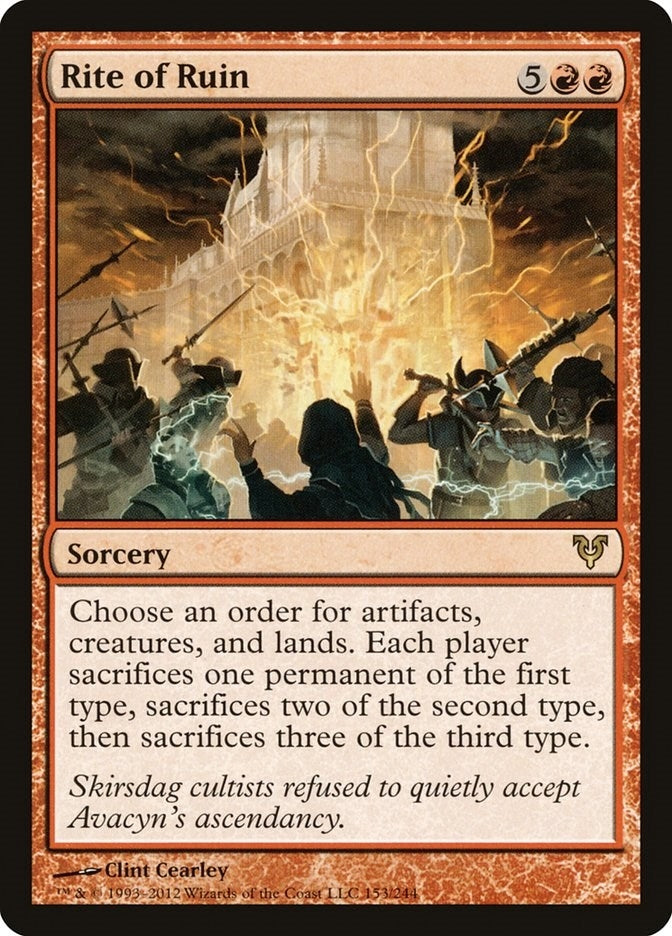 Rite of Ruin (153) (Avacyn Restored)