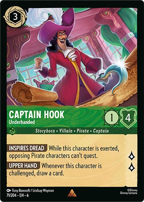 Captain Hook - Underhanded (71/204) (Azurite Sea)