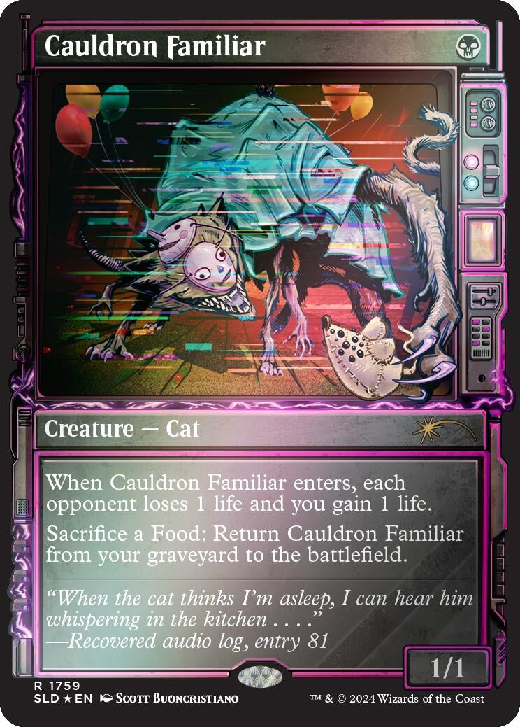 Cauldron Familiar (Rainbow Foil) (1759) (Secret Lair Drop Series)