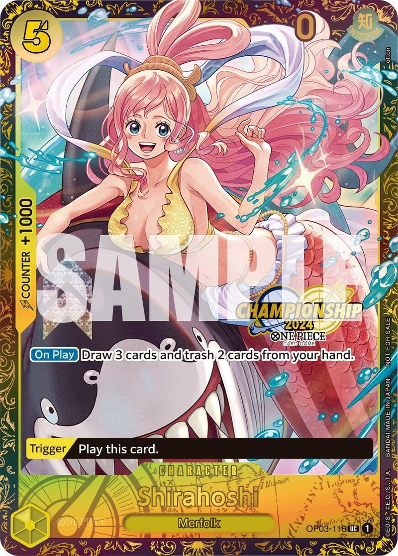 Image for Shirahoshi (October Championship 2024 Online Regional) (OP03-116) (One Piece Promotion Cards) - One Piece Card Game