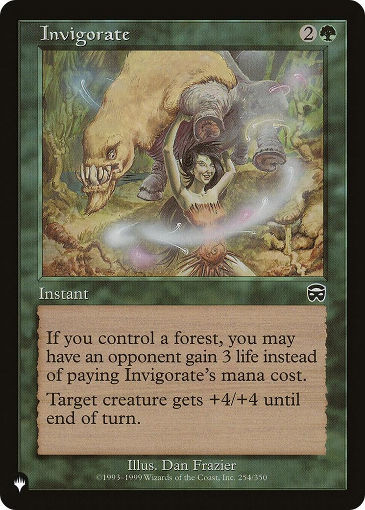 Invigorate (MMQ) (254/350) (The List Reprints)