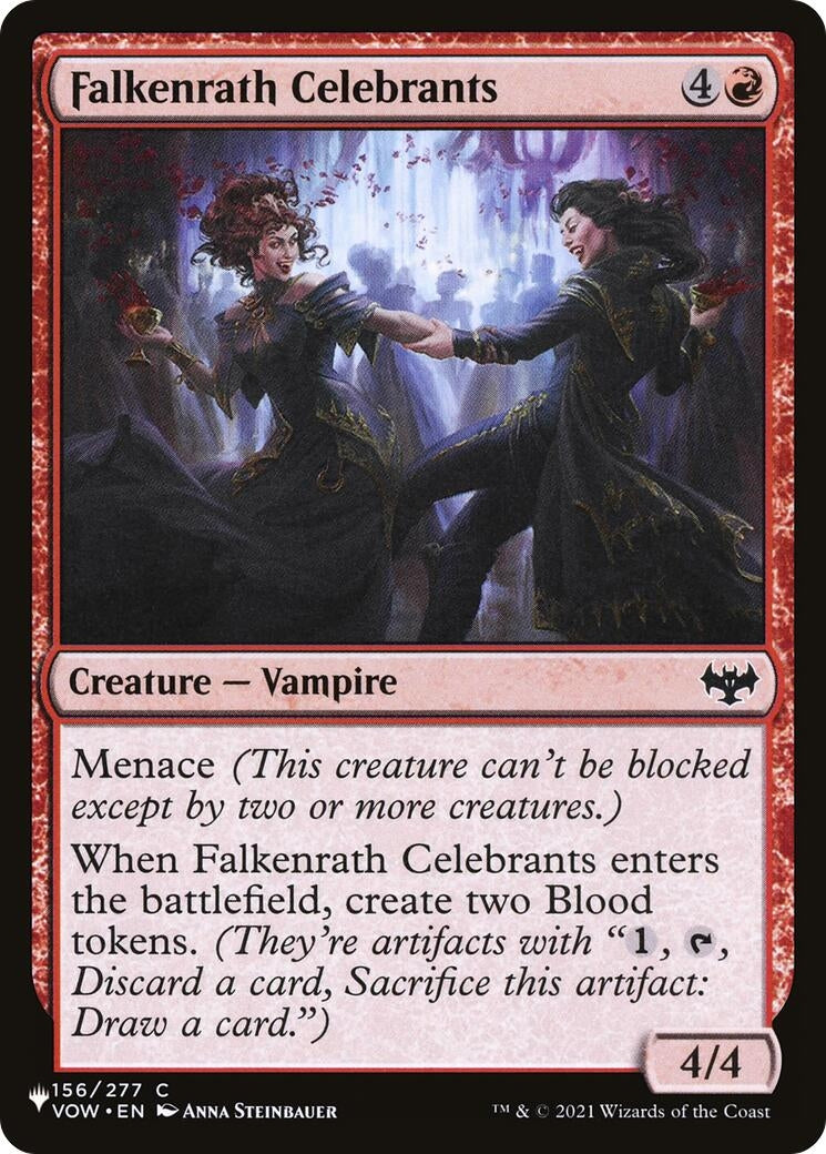 Falkenrath Celebrants (156/277) (The List Reprints)