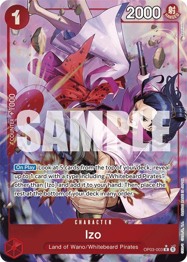 Izo (OP03-003) (Alternate Art) (OP03-003) (Premium Booster -The Best-)