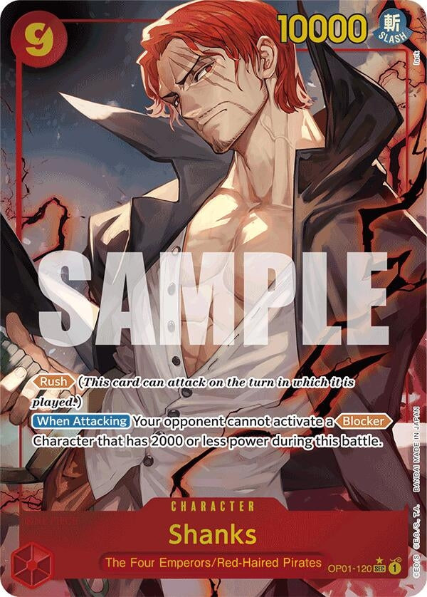 Shanks (OP01-120) (Alternate Art) (OP01-120) (Premium Booster -The Best-)