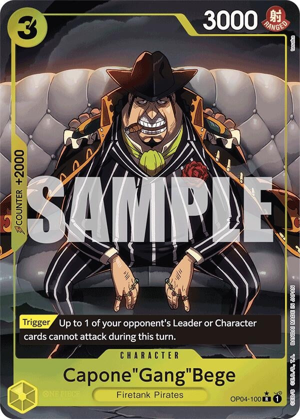 Capone"Gang"Bege (OP04-100) (Alternate Art) (OP04-100) (Premium Booster -The Best-)