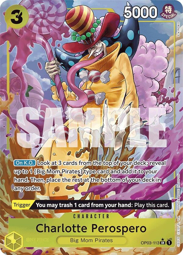 Charlotte Perospero (Alternate Art) (OP03-113) (Premium Booster -The Best-)