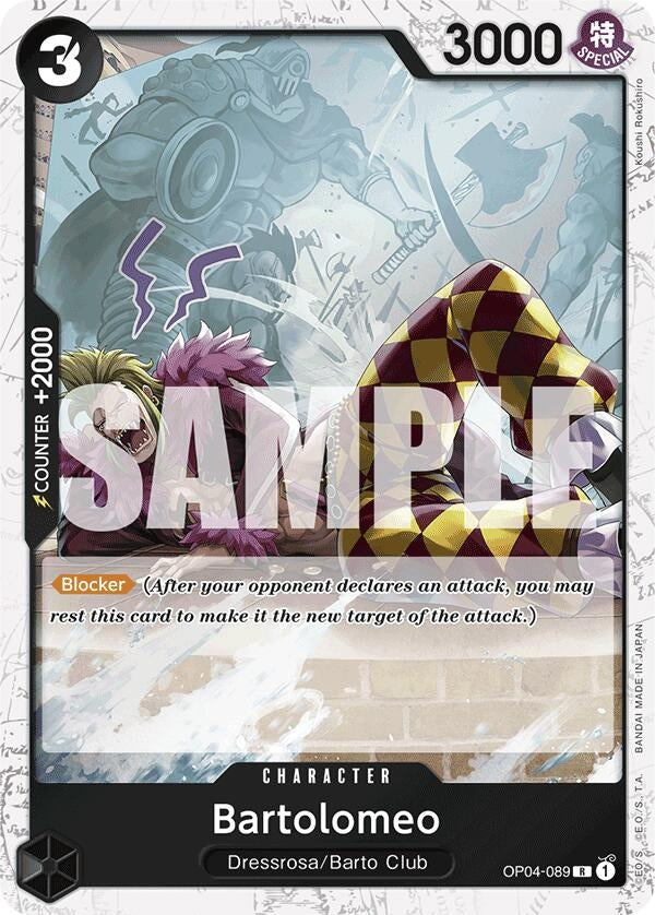 Bartolomeo (OP04-089) (Jolly Roger Foil) (OP04-089) (Premium Booster -The Best-)