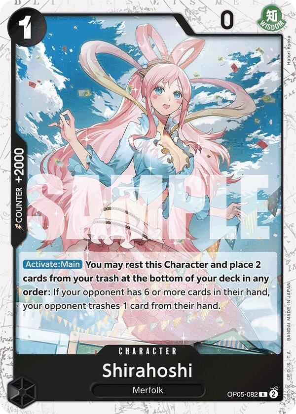 Shirahoshi (OP05-082) (Jolly Roger Foil) (OP05-082) (Premium Booster -The Best-)