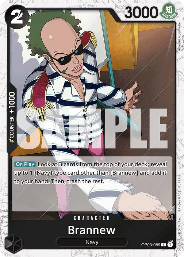 Brannew (Jolly Roger Foil) (OP03-089) (Premium Booster -The Best-)