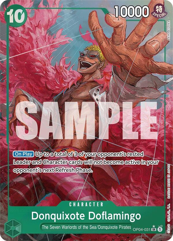 Donquixote Doflamingo (Alternate Art) (OP04-031) (Premium Booster -The Best-)
