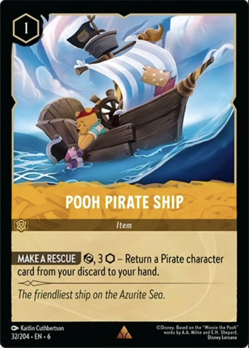 Pooh Pirate Ship (32/204) (Azurite Sea)