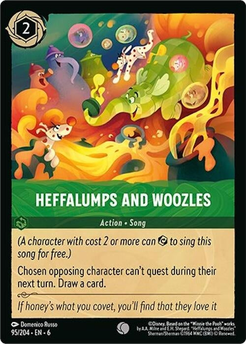 Heffalumps and Woozles (95/204) (Azurite Sea)