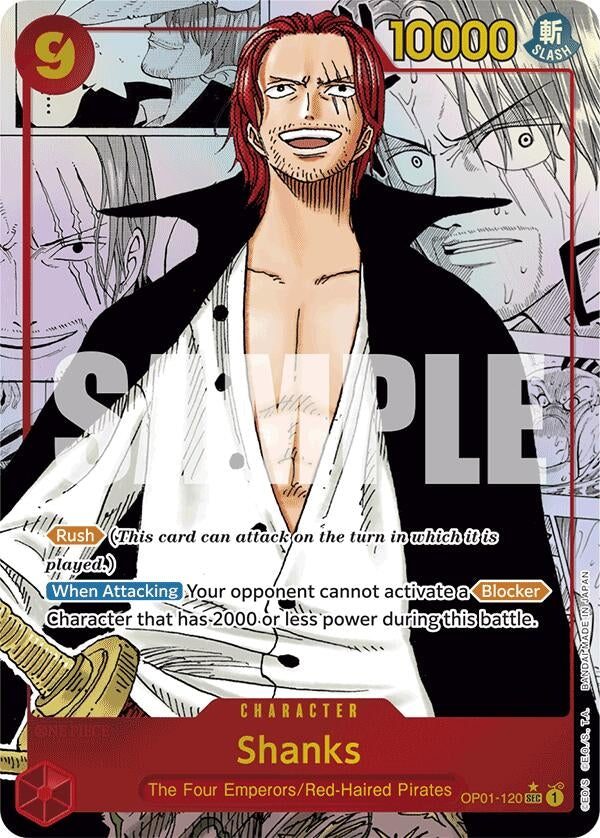 Shanks (Manga) (OP01-120) (Premium Booster -The Best-)