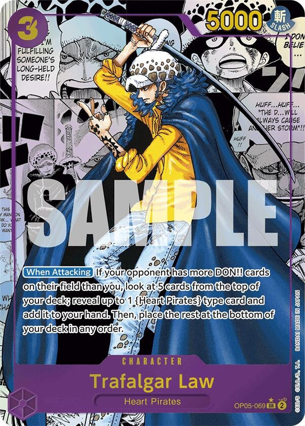 Trafalgar Law (OP05-069) (Manga) (OP05-069) (Premium Booster -The Best-)