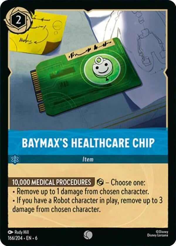 Baymax's Healthcare Chip (166/204) (Azurite Sea)