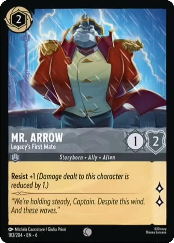 Mr. Arrow - Legacy's First Mate (182/204) (Azurite Sea)