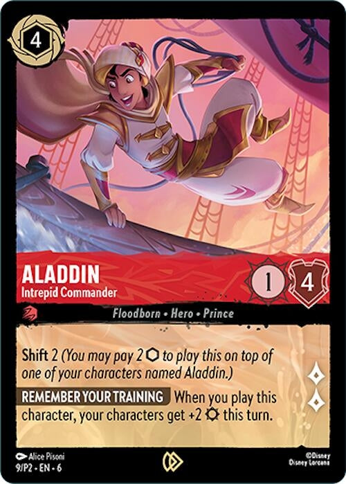 Aladdin - Intrepid Commander (9) (Disney Lorcana Promo Cards)