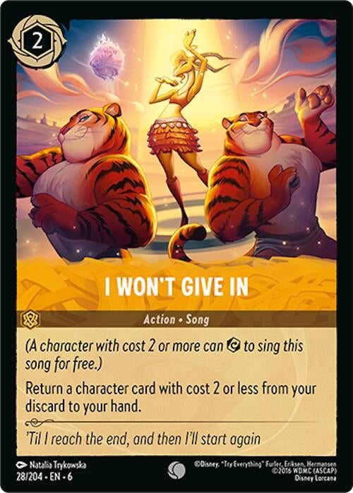 I Won't Give In (28/204) (Azurite Sea)