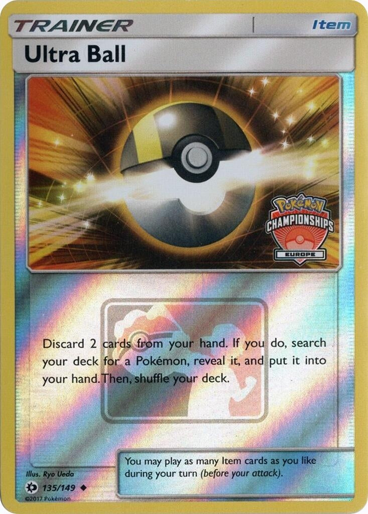 Image for Ultra Ball - 135/149 (Europe Championships) (135/149) (League & Championship Cards) - Pokemon