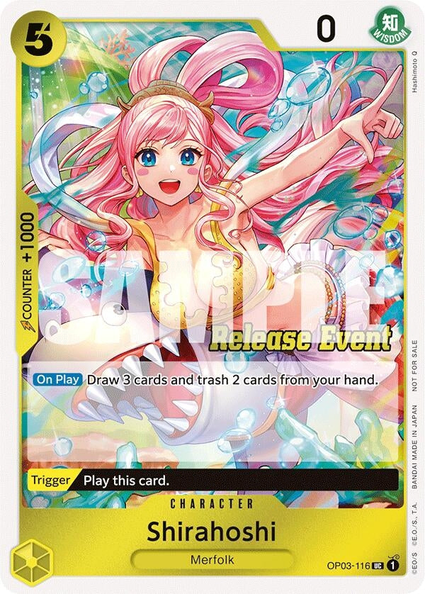 Shirahoshi (ST15 - ST20 Release Event Winner Pack) (OP03-116) (One Piece Promotion Cards)