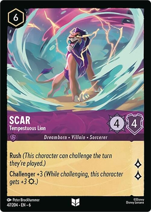 Scar - Tempestuous Lion (47/204) (Azurite Sea)